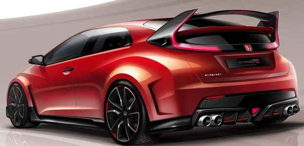 Honda apresenta esboço do Civic Type R Concept