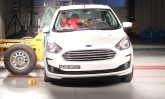 Novo Ford Ka recebe três estrelas em proteção para adultos e quatro para crianças