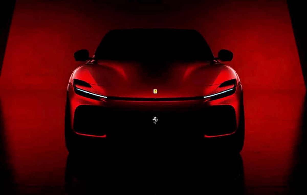 SUV Ferrari Purosangue foi lançado em 2022, ainda com motor de 12 cilindros