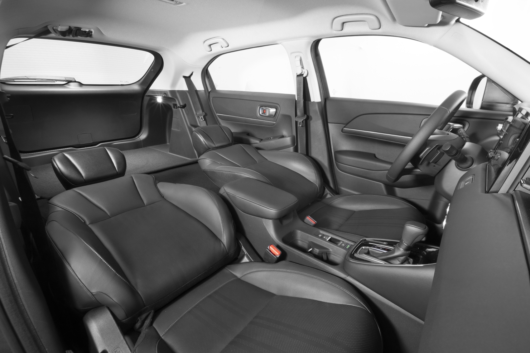 Novo  Honda HR-V 2023 EXL Sensing interior cinza SUV compacto