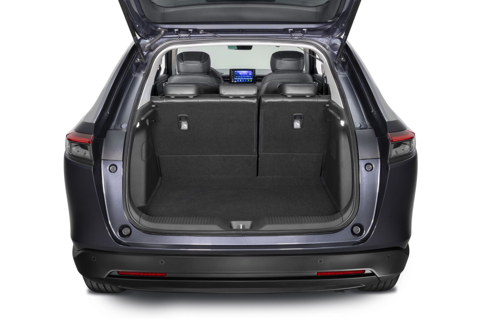 Novo  Honda HR-V 2023 EXL Sensing porta-mala cinza SUV compacto