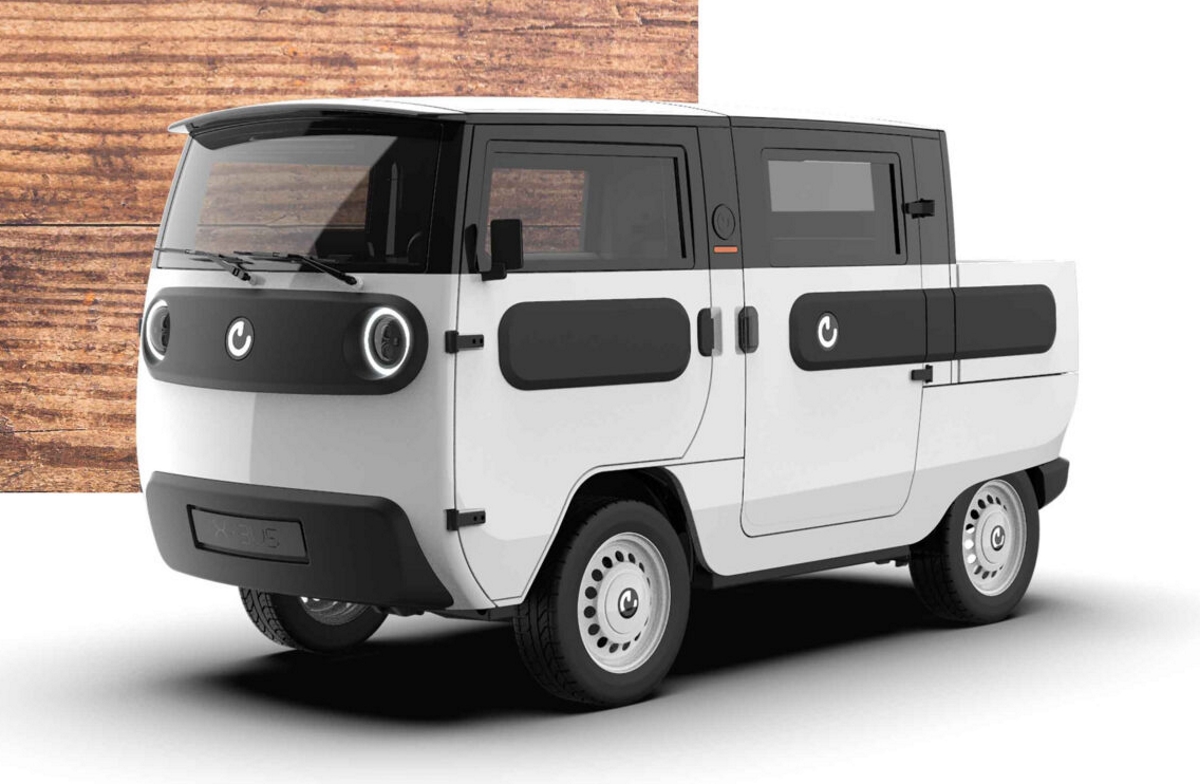 XBus, veículo modular elétrico da Electric Brands, lembra uma Volkswagen Kombi e tem nove carrocerias - PickUp Bus.