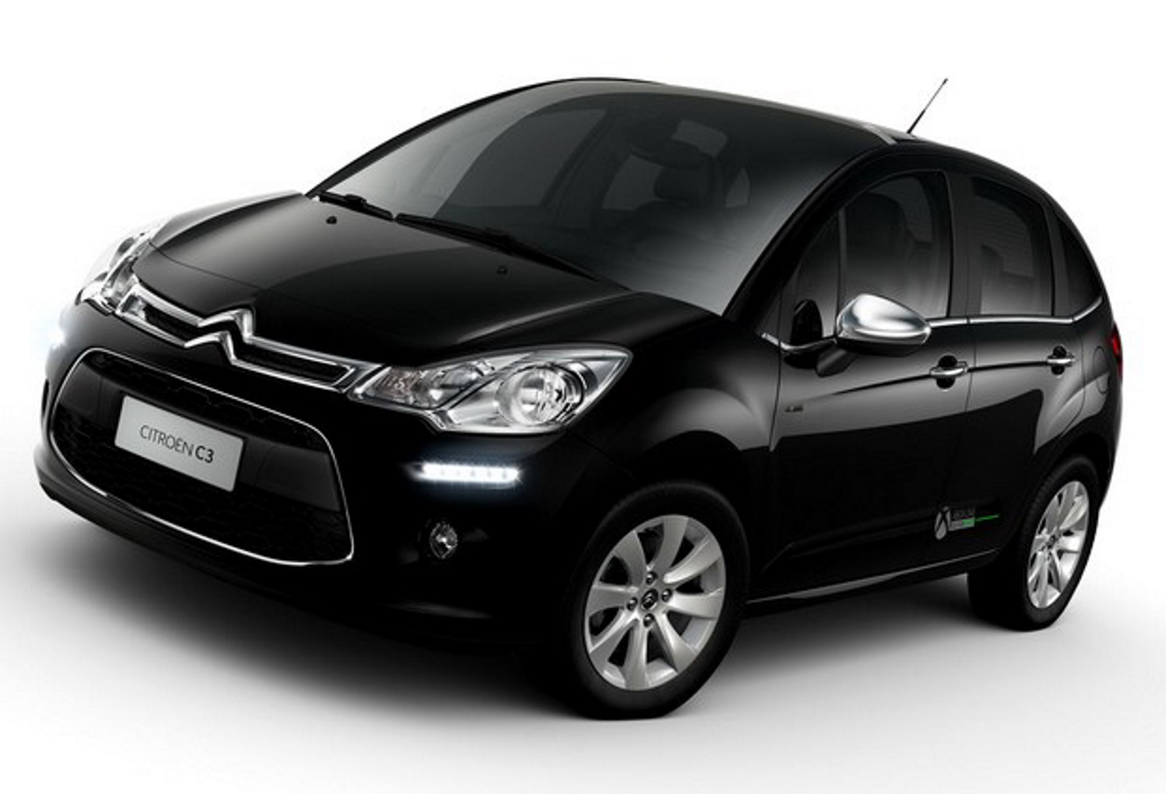 Citroën C3 Xbox One preto foto estúdio de frente