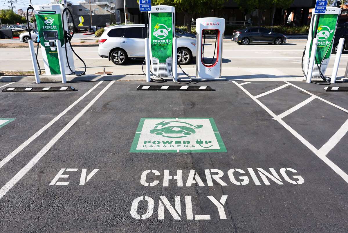 Lugar para carregar veículos elétricos