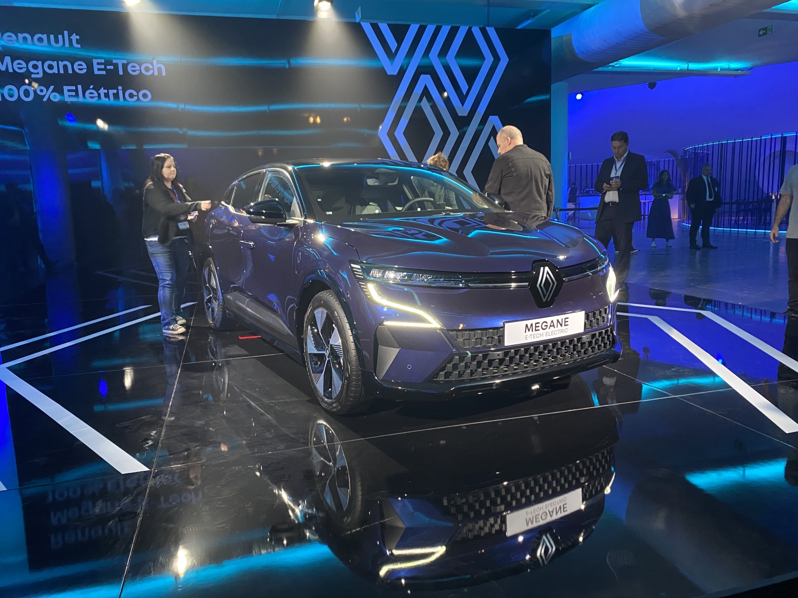 A Renault investe na eletrificação, como no Mégane E-Tech, mas discute com a Nissan a propriedade intelectual de um motor a combustão (Foto: Enio Greco/EM/D.A Press)