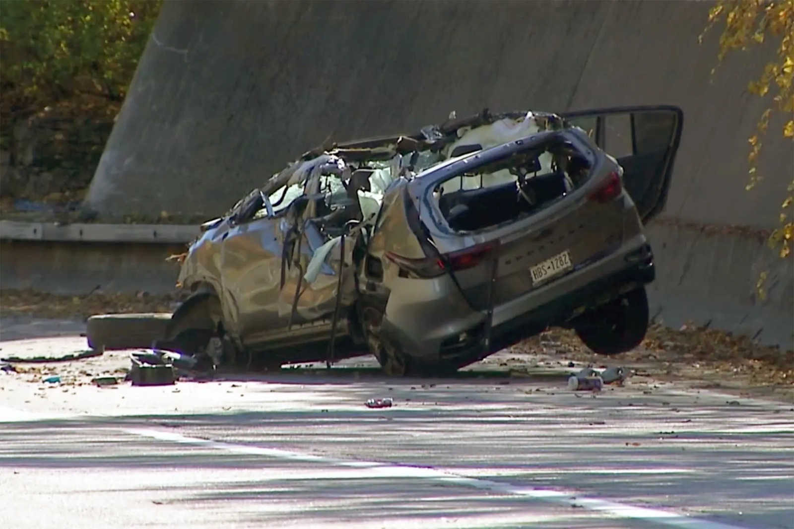 Quatro dos cinco passageiros morreram; o quinto está hospitalizado e o motorista, que sobreviveu, já foi liberado