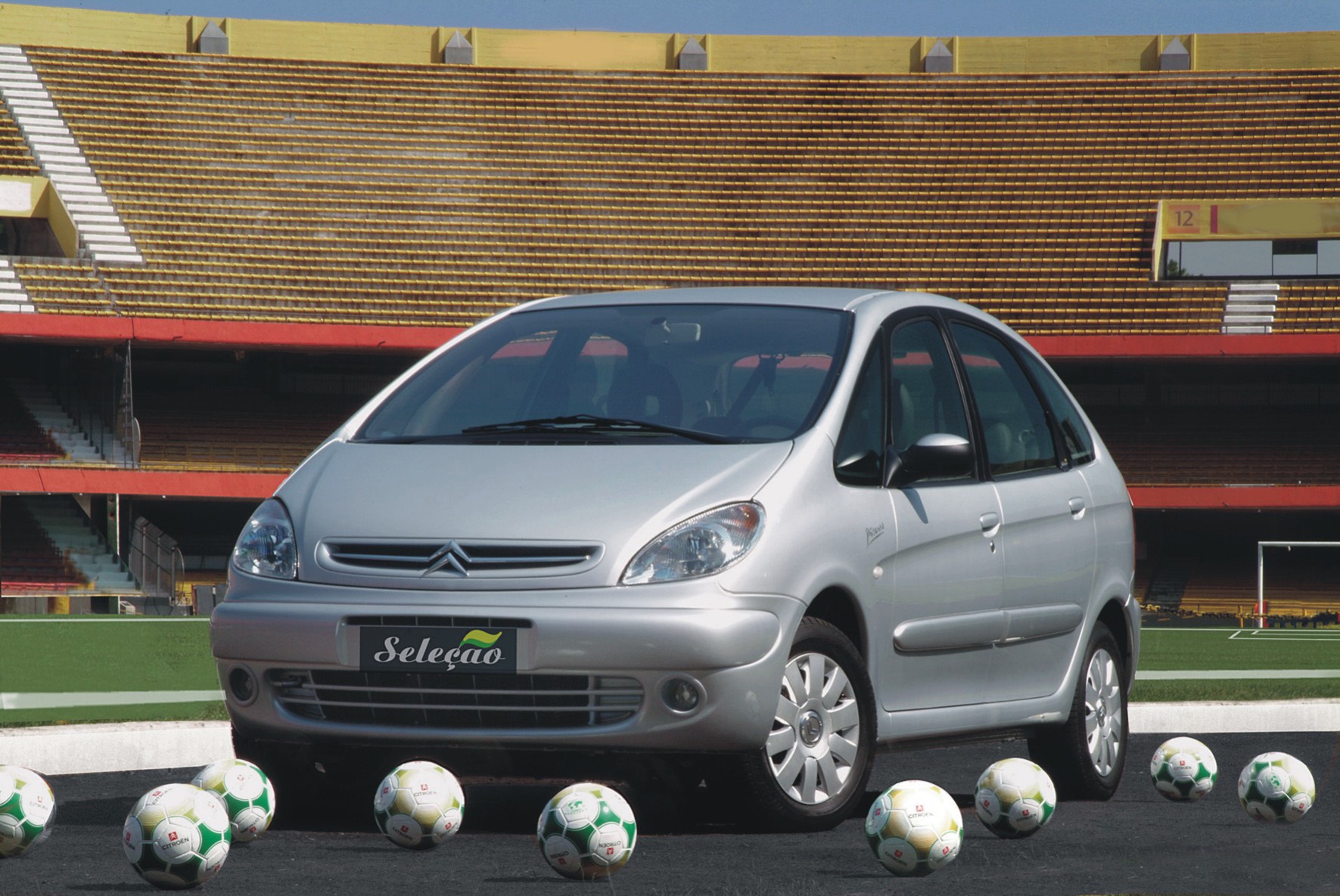 Citroën Xsara Picasso 2006 série especial Seleção prata de frente