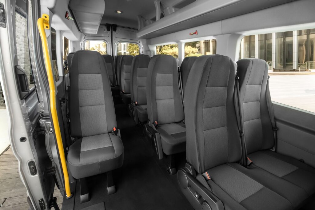 Ford Transit 2023 Minibus interior