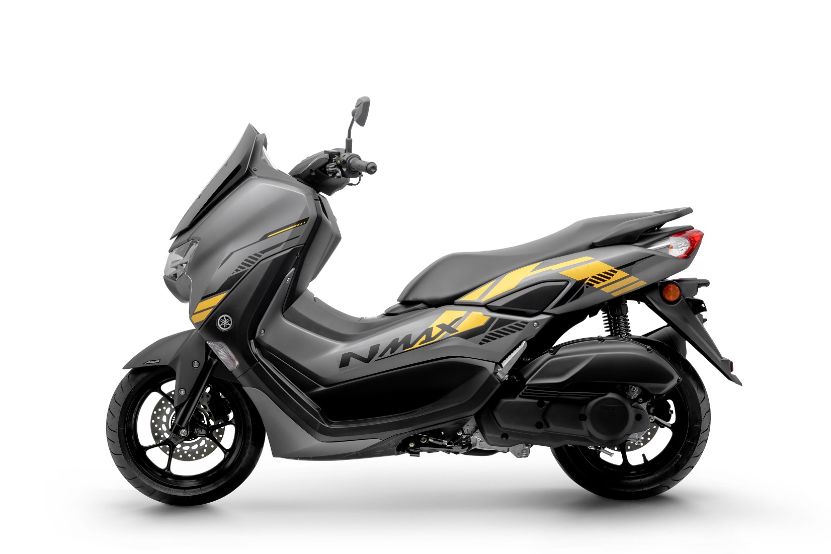 Yamaha NMax Connected ABS 160 2023 cinza de lateral