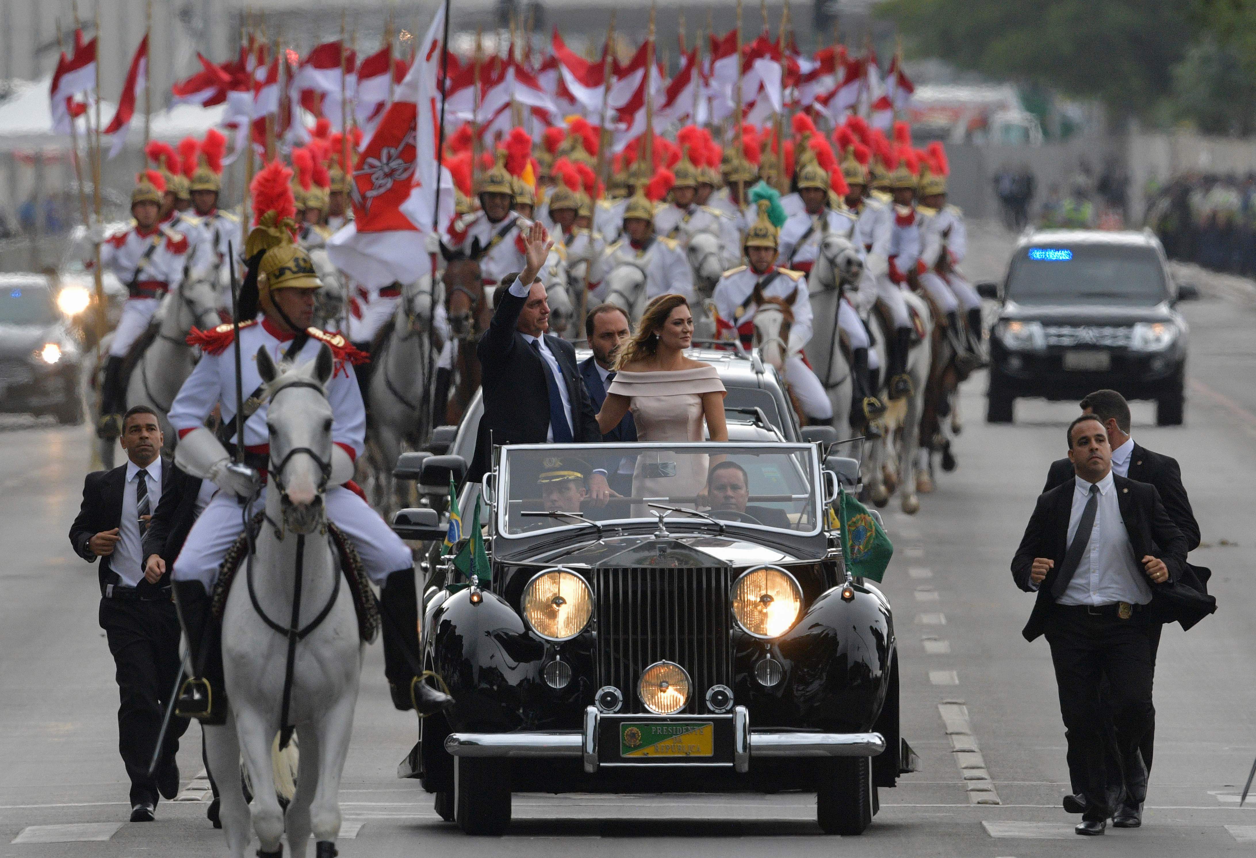 Rolls-Royce presidencial na posse de Bolsonaro em 2019
