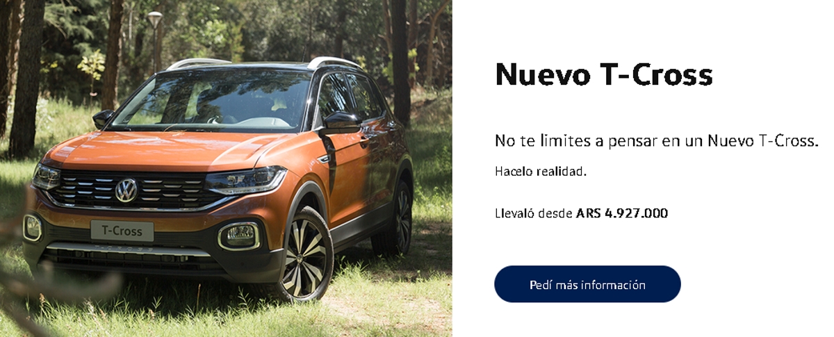 Anúncio do Volkswagen T-Cross na Argentina.