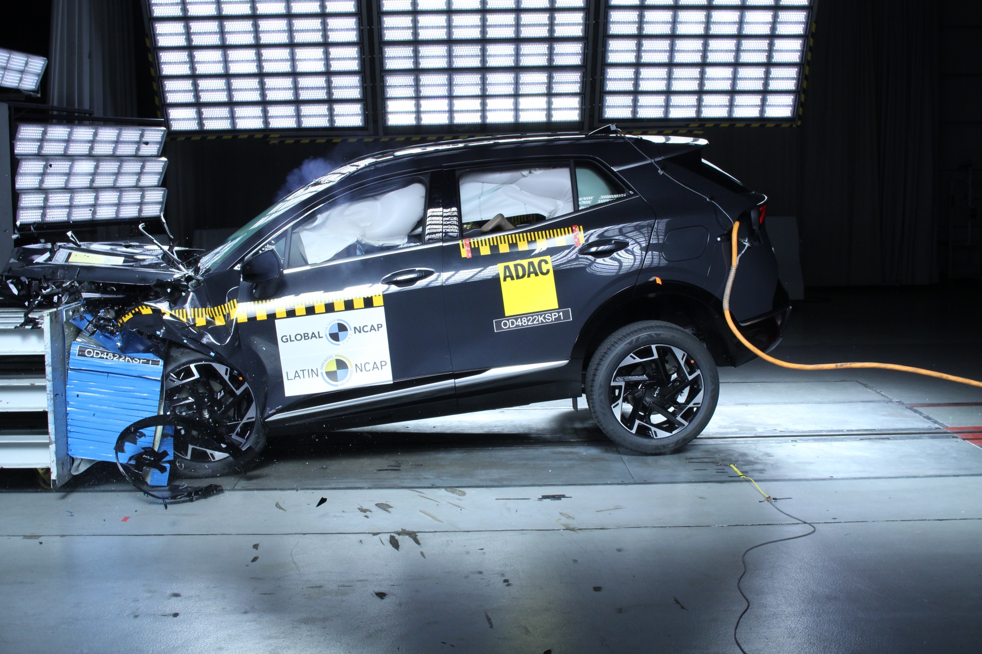 Kia Sportage e seus 6 Airbags sendo testados no Latin NCAP
