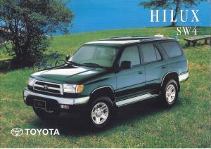 Toyota SW4 modelo 1999 verde de frente atualização na dianteira