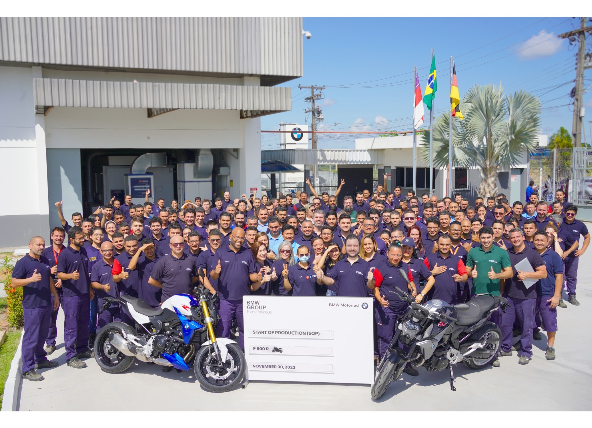A fábrica de motocicletas do BMW Group em Manaus, que completou 6 anos em outubro, anunciou um investimento de R$ 50 milhões entre 2022 e 2025