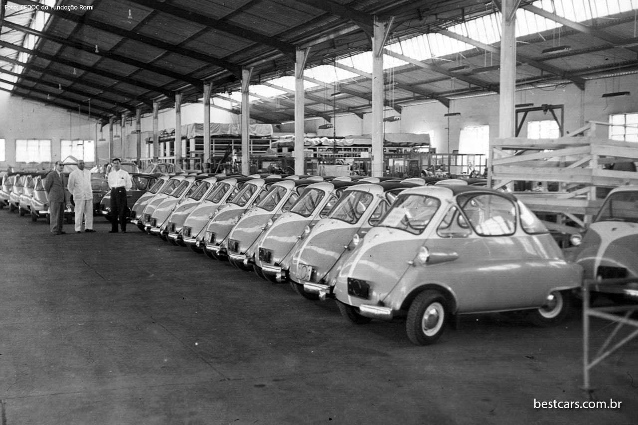 Fábrica do Romi-Isetta, modelo pioneiro nacional
