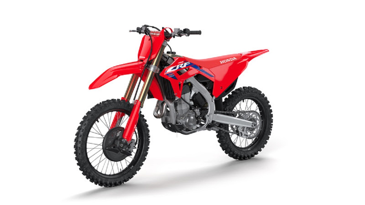 Honda CRF 450R voltada para o motocross 