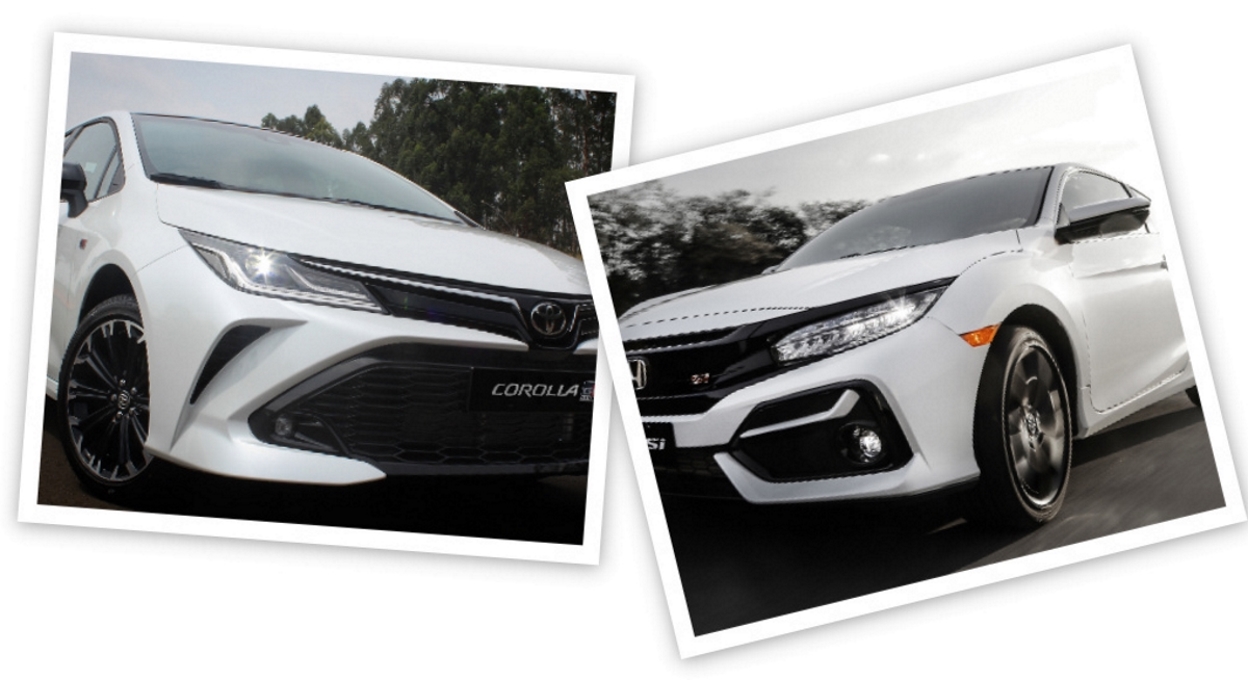 Civic x Corolla: qual modelo levou a melhor nos últimos 20 anos?