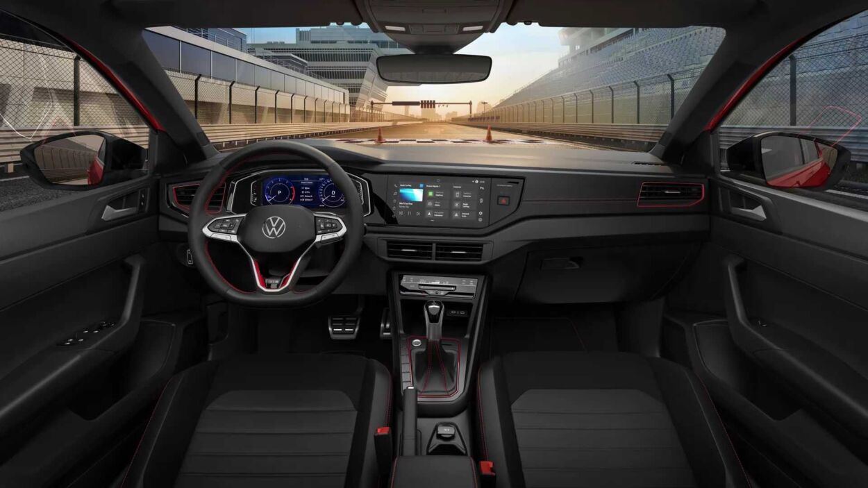 Interior do novo Polo GTS 2023