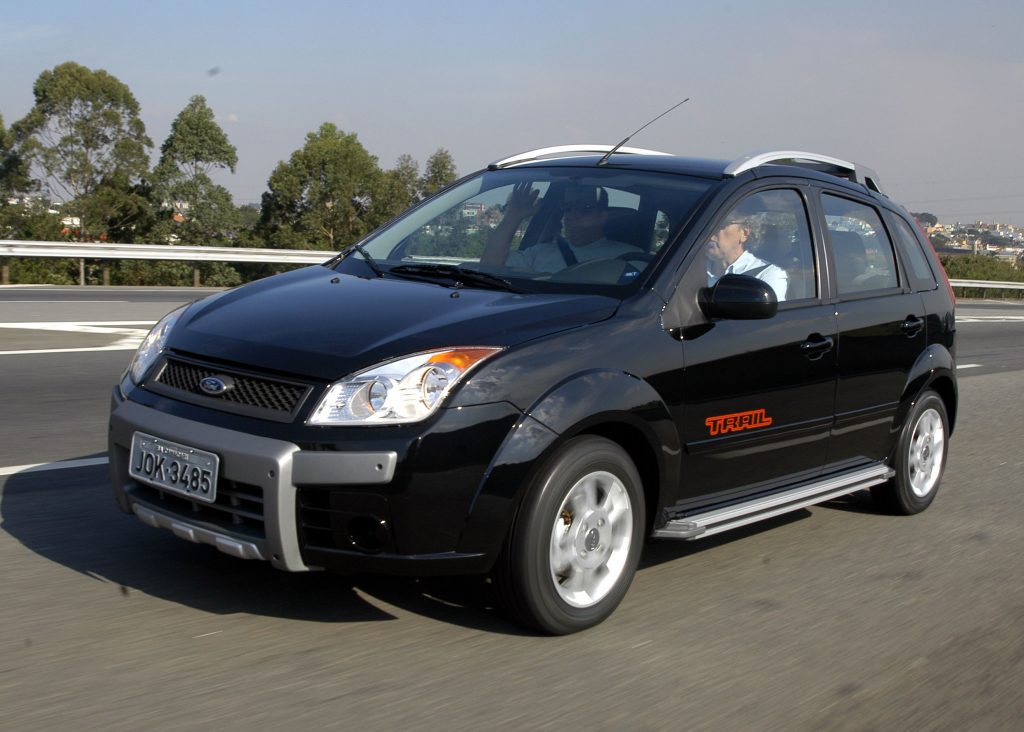 Ford Fiesta Trail; para matéria de carros fantasiados no Carnaval.