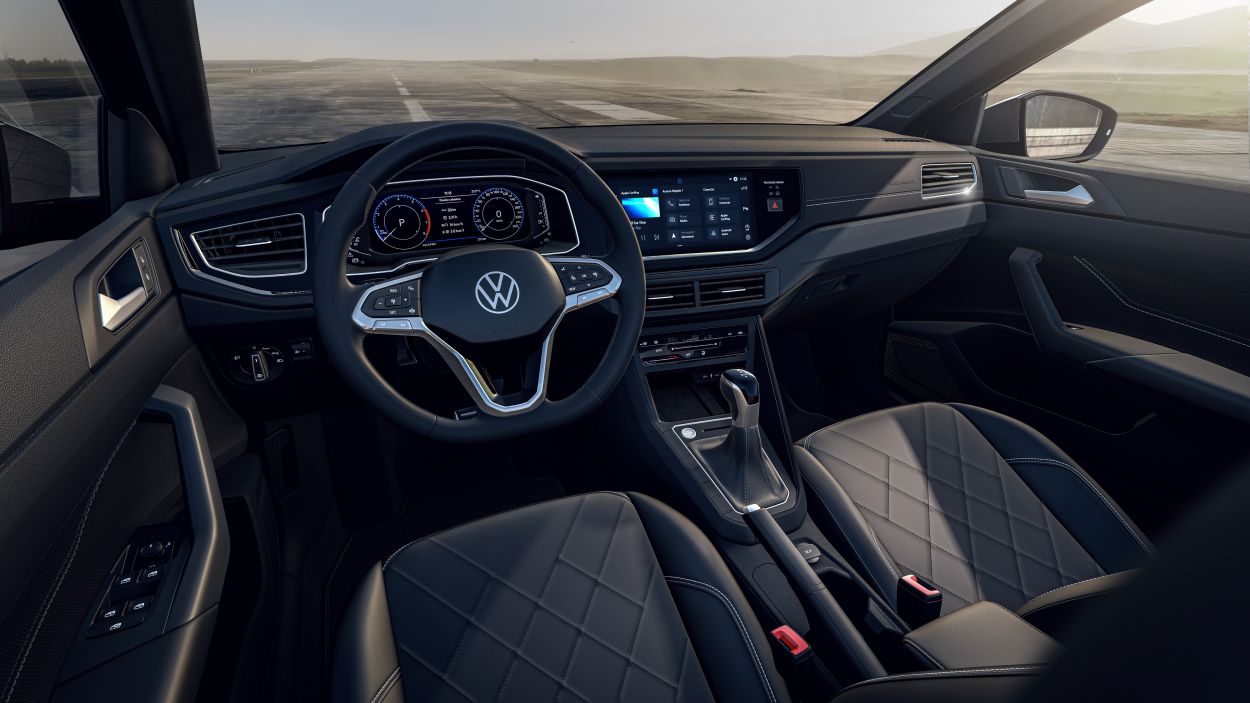 Painel do Volkswagen Virtus Exclusive 2024 