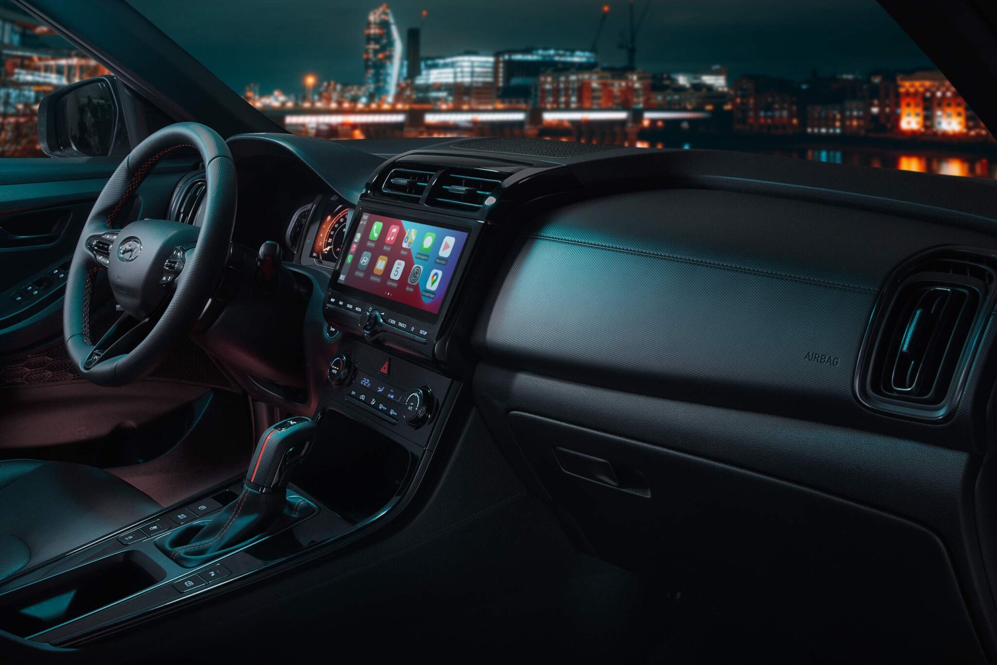 Interior do Hyundai CRETA N Line Night Edition