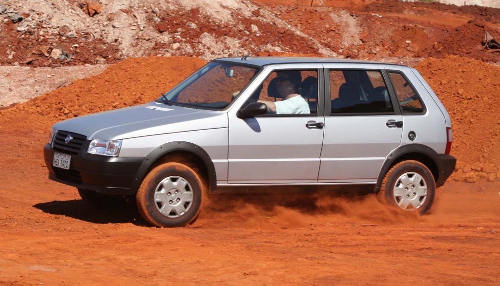 Fiat Uno Way 2006 de frente