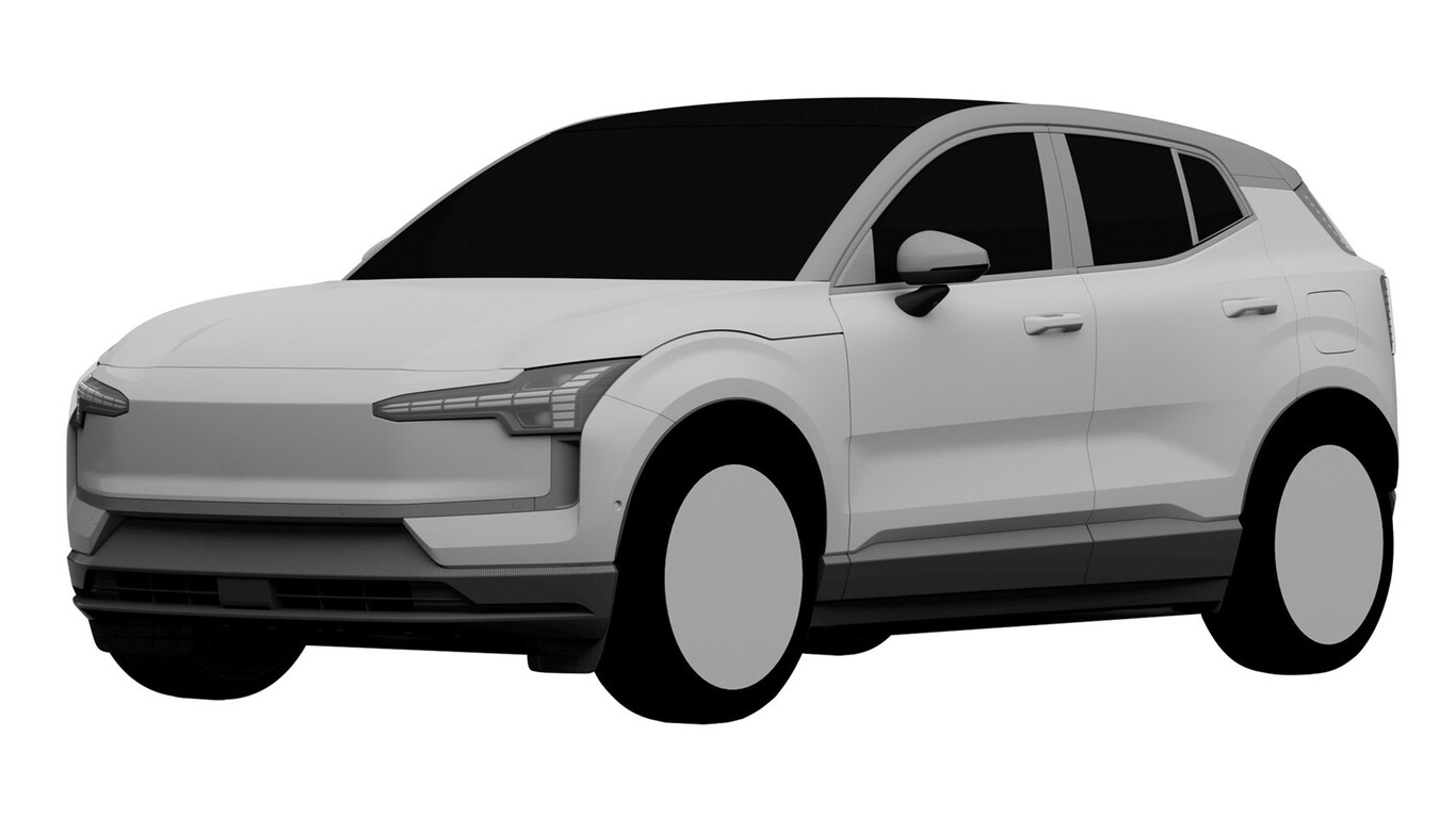 SUV elétrico Volvo EX30 fotos da patente