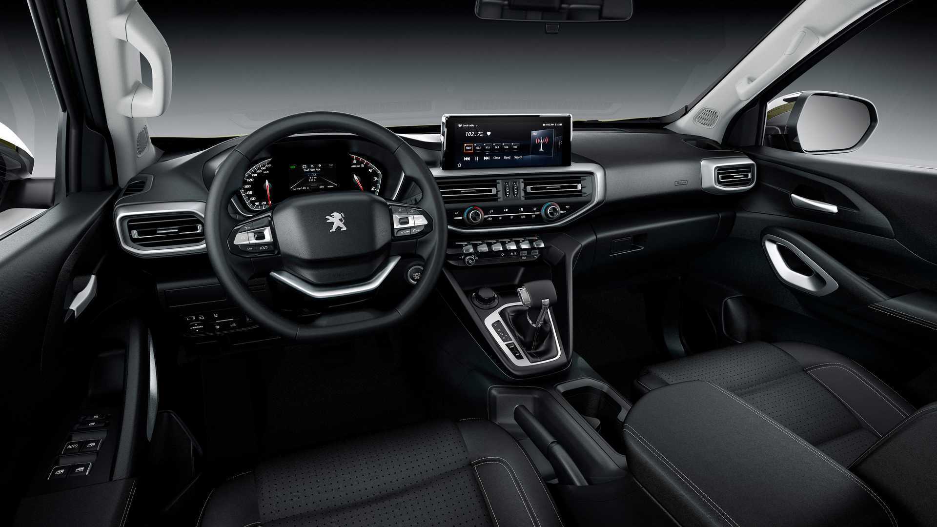 Peugeot pickup interior. 