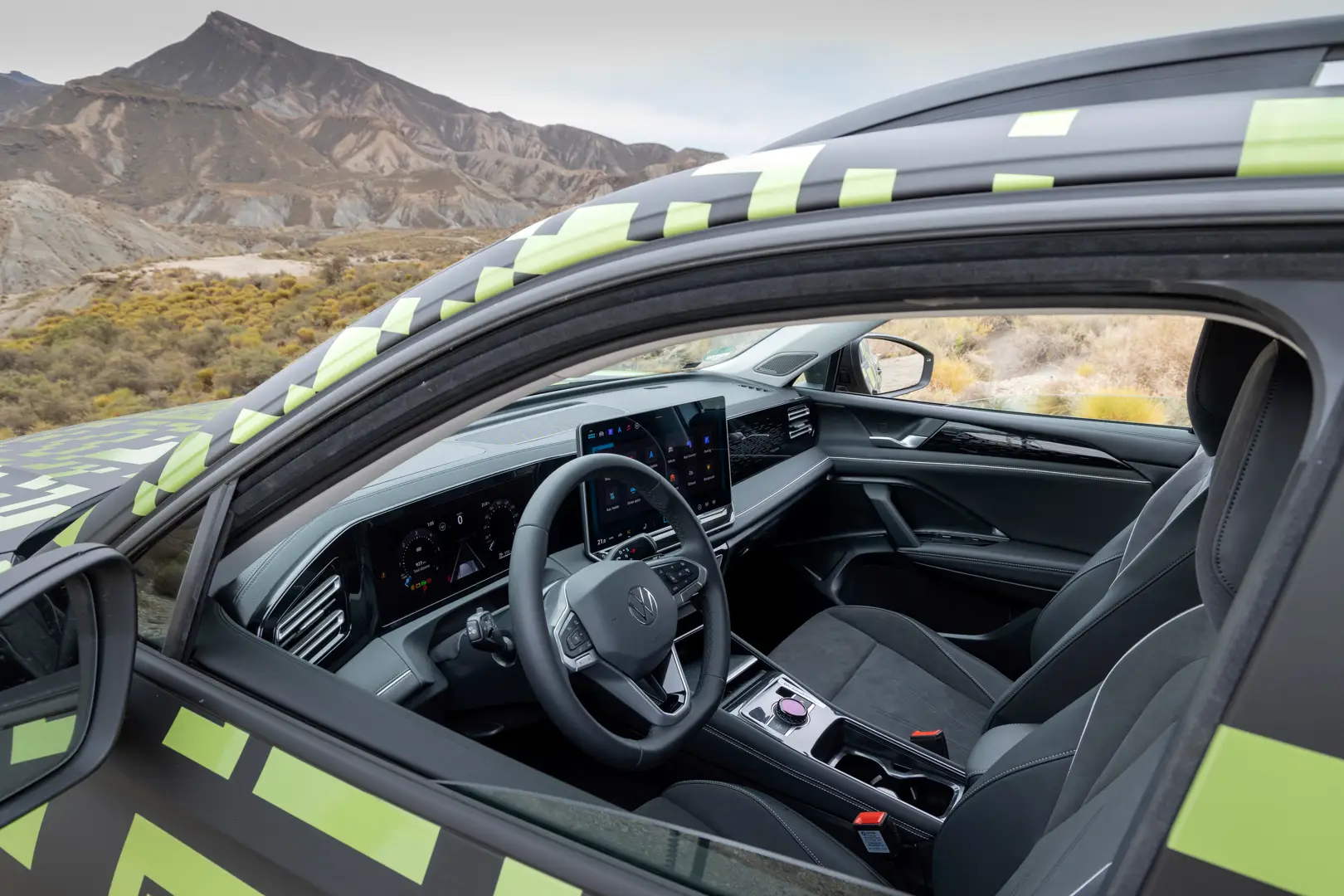 Interior do novo Volkswagen Tiguan.