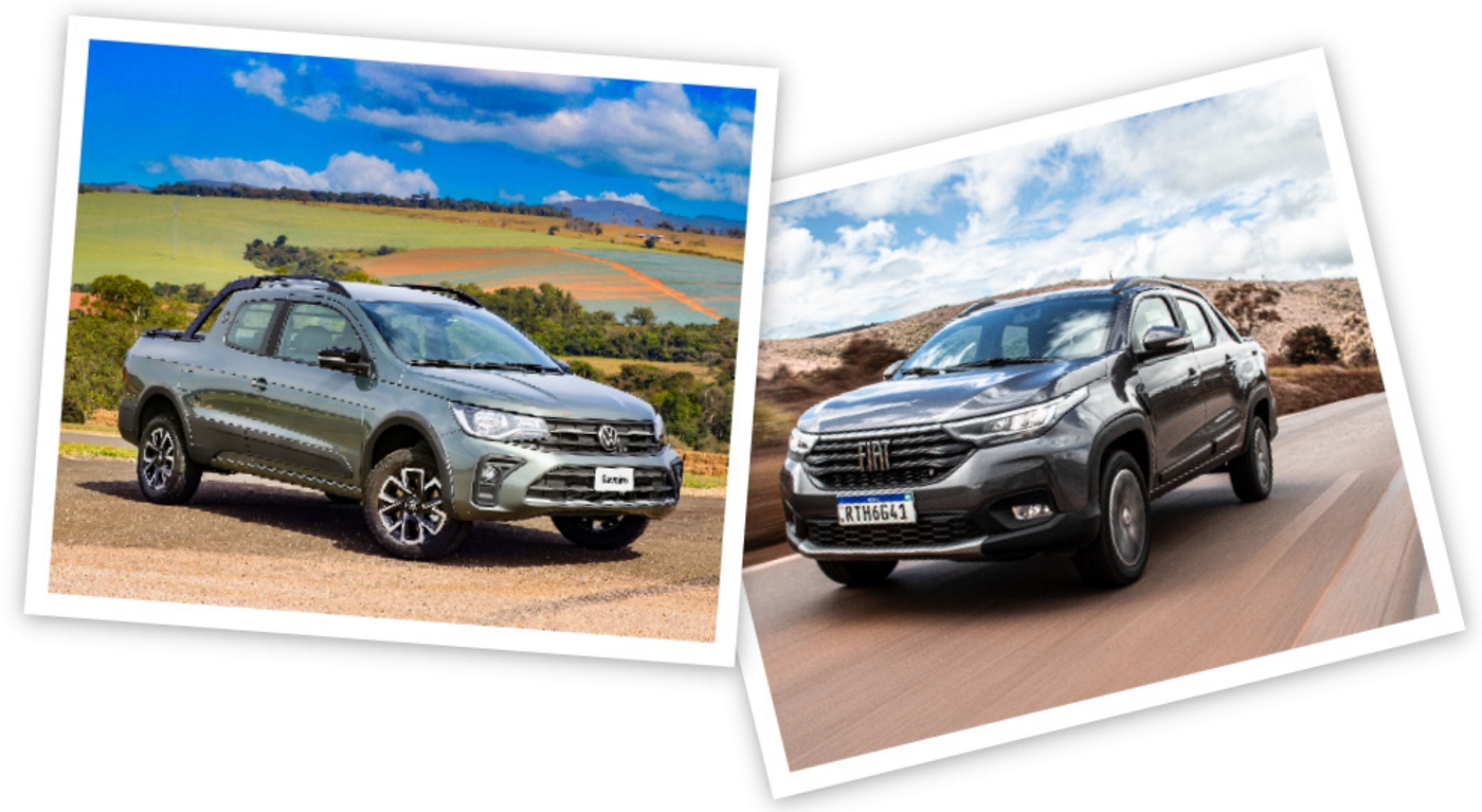 Comparativo: nova Volkswagen Saveiro x Fiat Strada