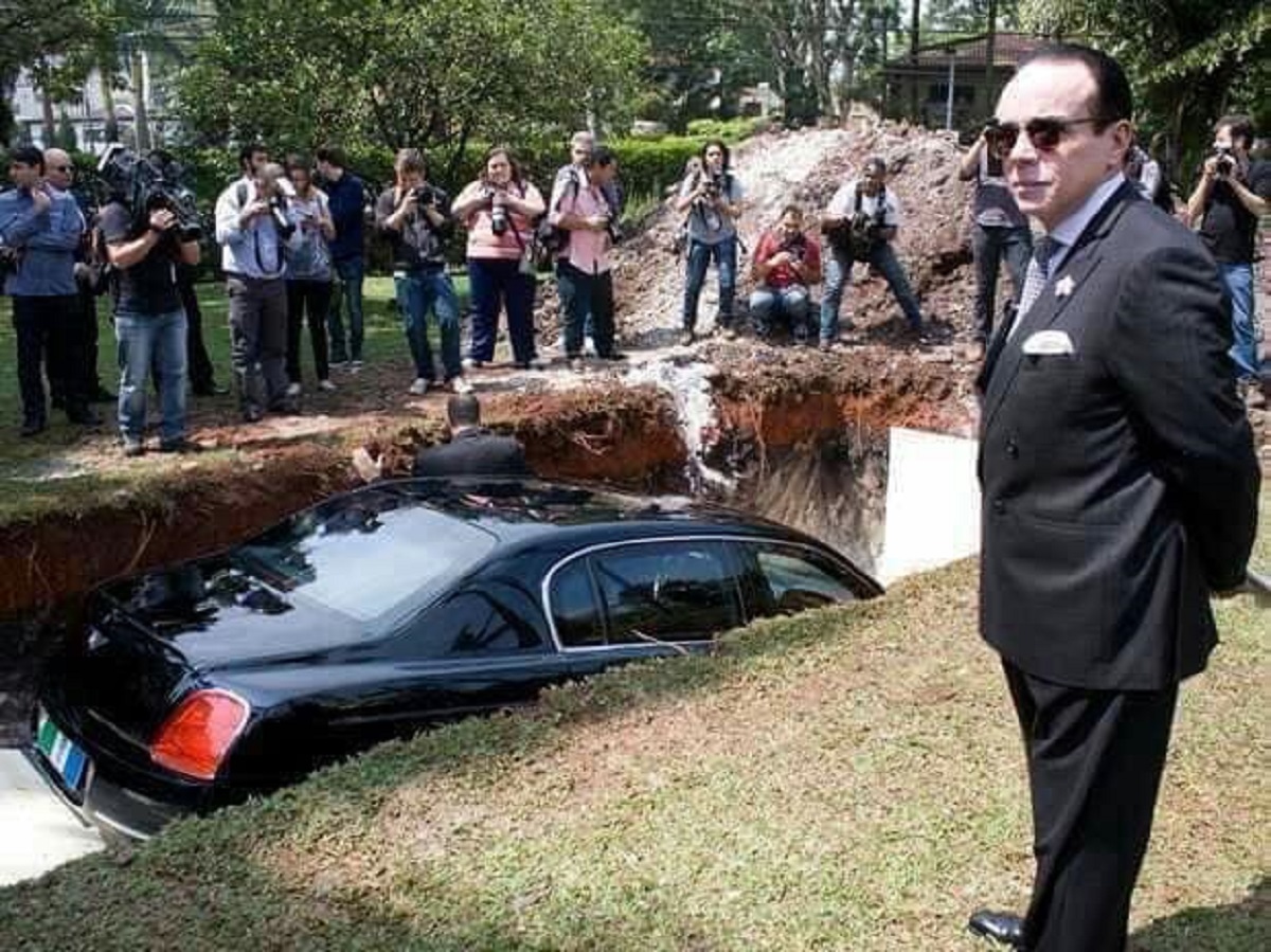 Milionário brasileiro enterrou um Bentley para incentivar a doação de órgãos; relembre o caso