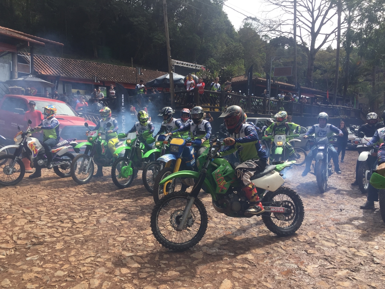 Motos de trilha no Queens of the Montain 2020-2021