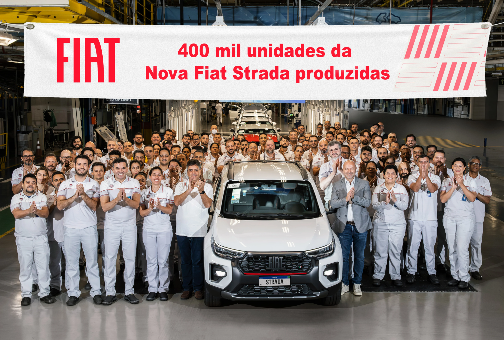 Fiat Strada atinge marco de 400 mil unidades produzidas