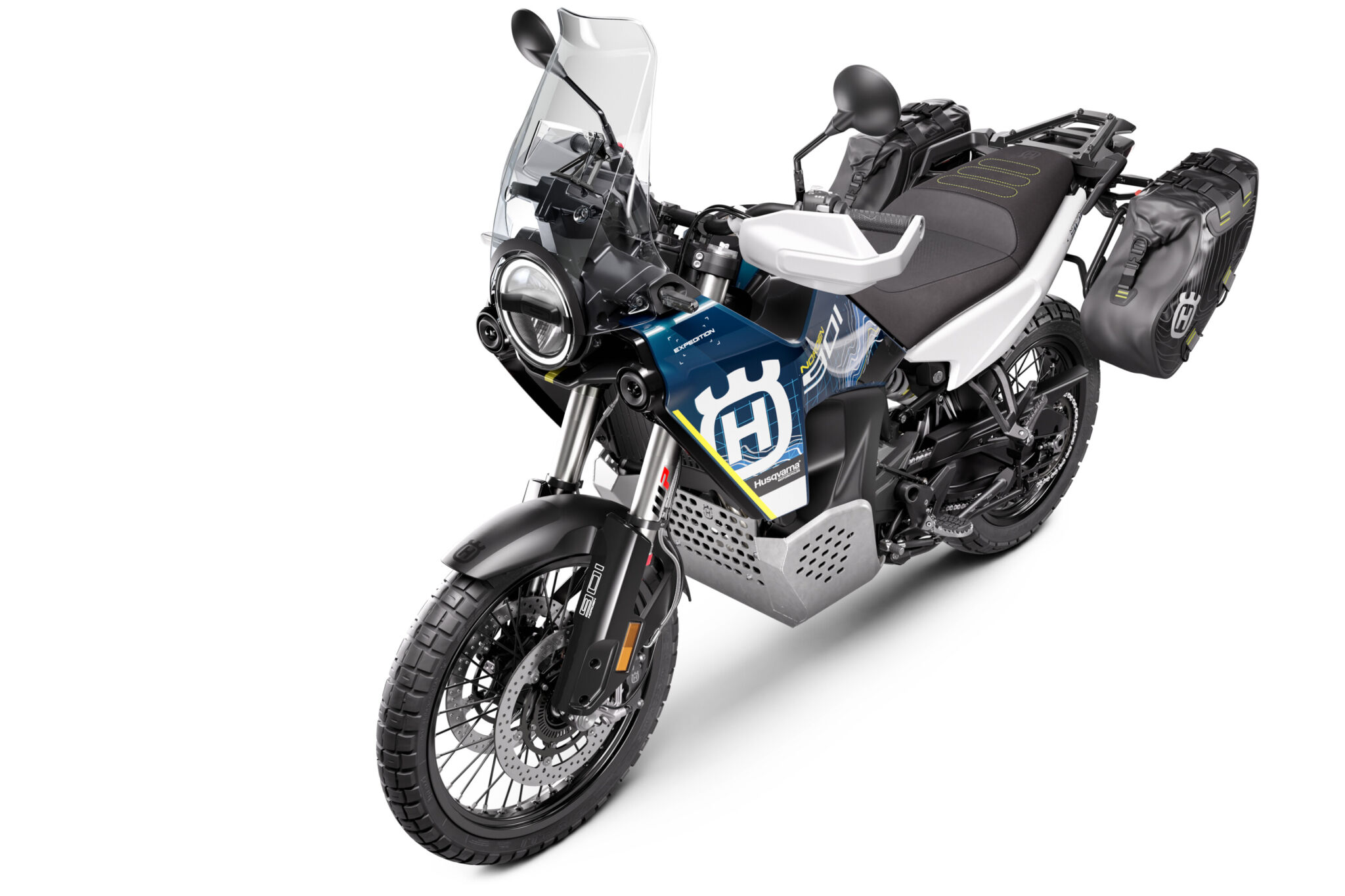 Moto Husqvarna Norden 901 Expedition de frente