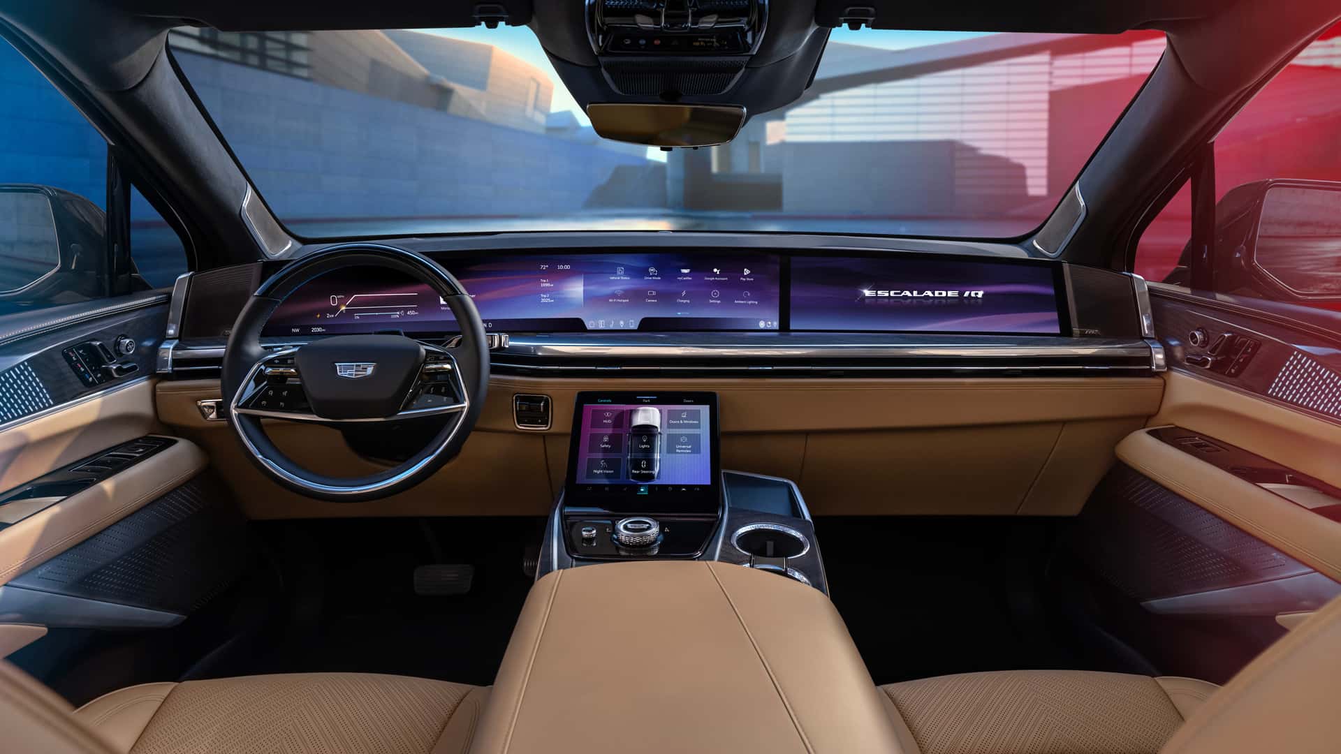 Cadillac Escalade EV tem a maior bateria já vista e quase 100 polegadas de telas