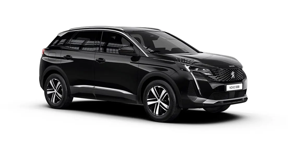 Peugeot 3008 Griffe preto fronto lateral