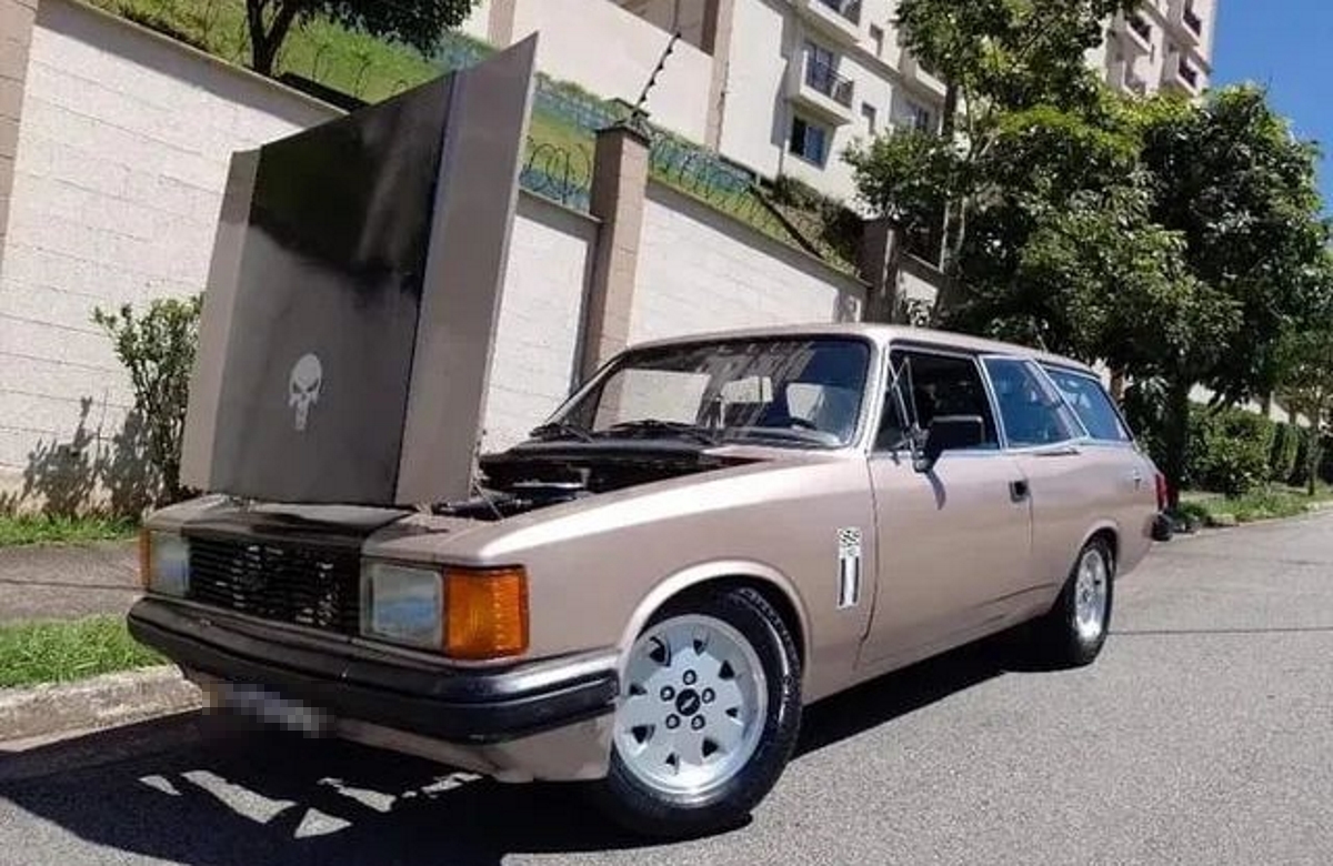 Opala Caravan Comodoro; para matéria de modelos usados que custam o mesmo preço de um iPhone 15.