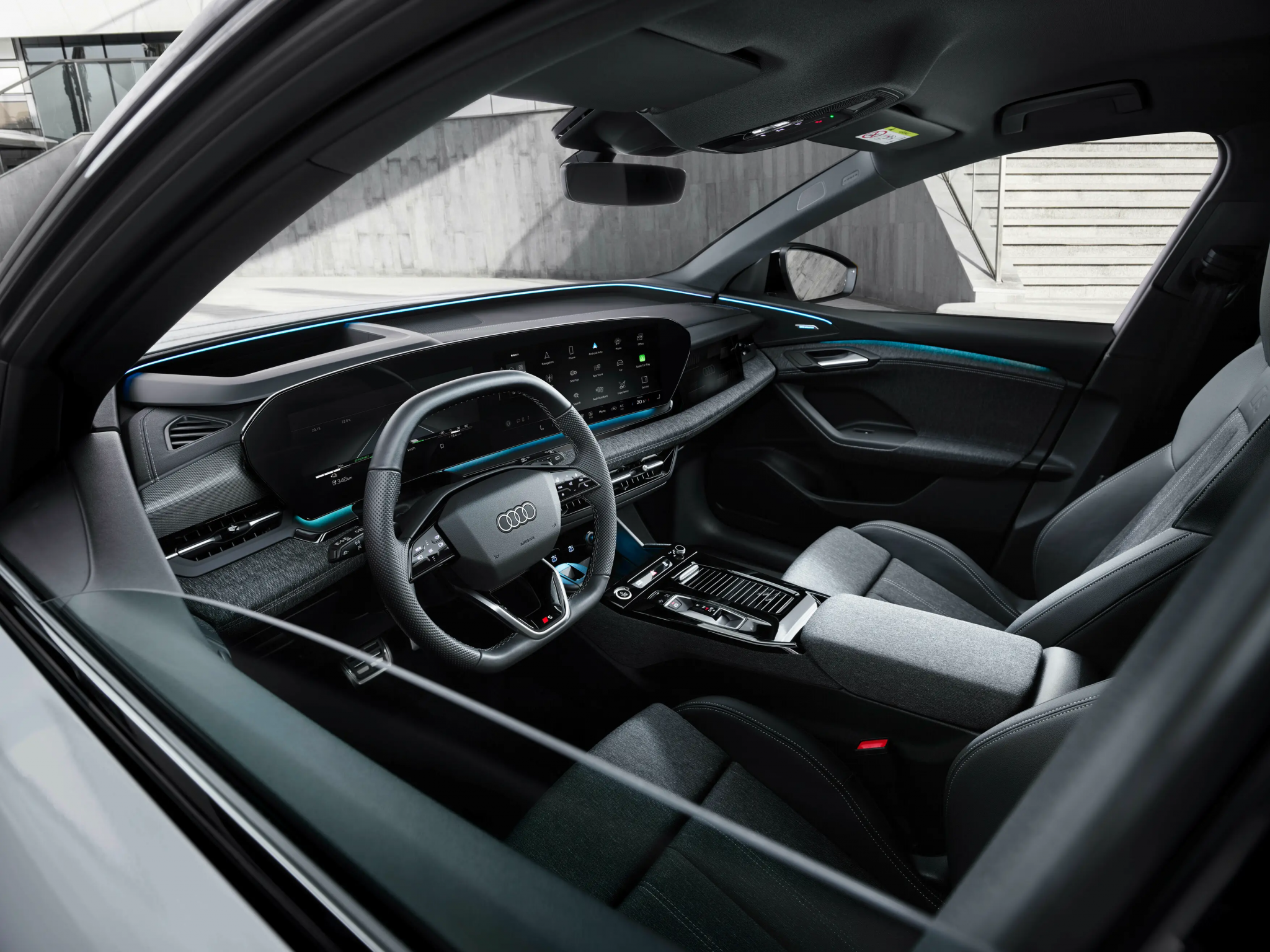 Interior novo Audi Q6 e-tron