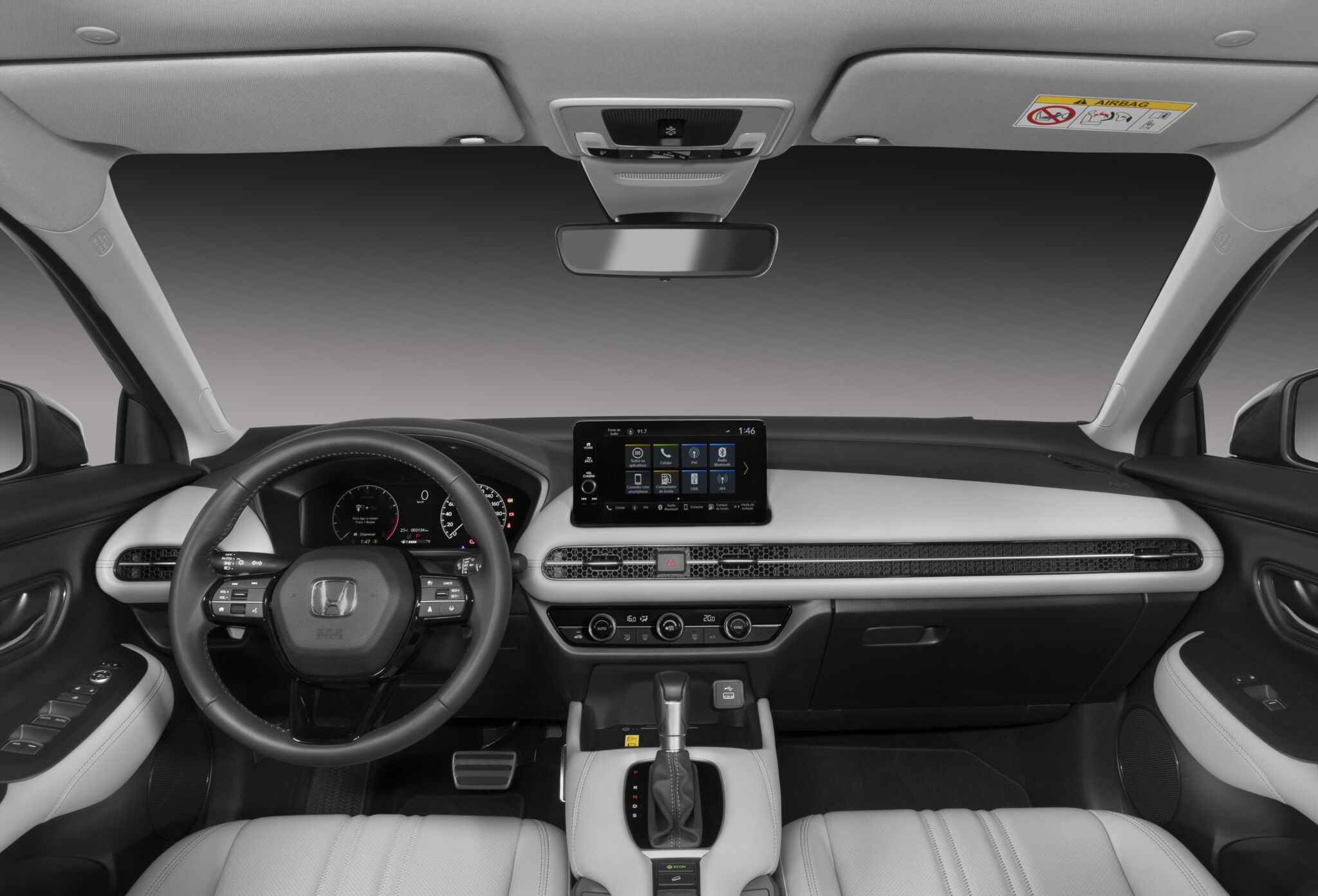 Interior do Honda ZR-V 2024